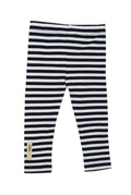 Navy/White | Organic Leggings