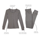 Gray | Women's Organic Lounge Set