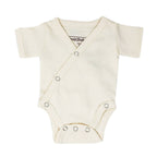Buttercream | Organic Short-Sleeve Kimono Bodysuit