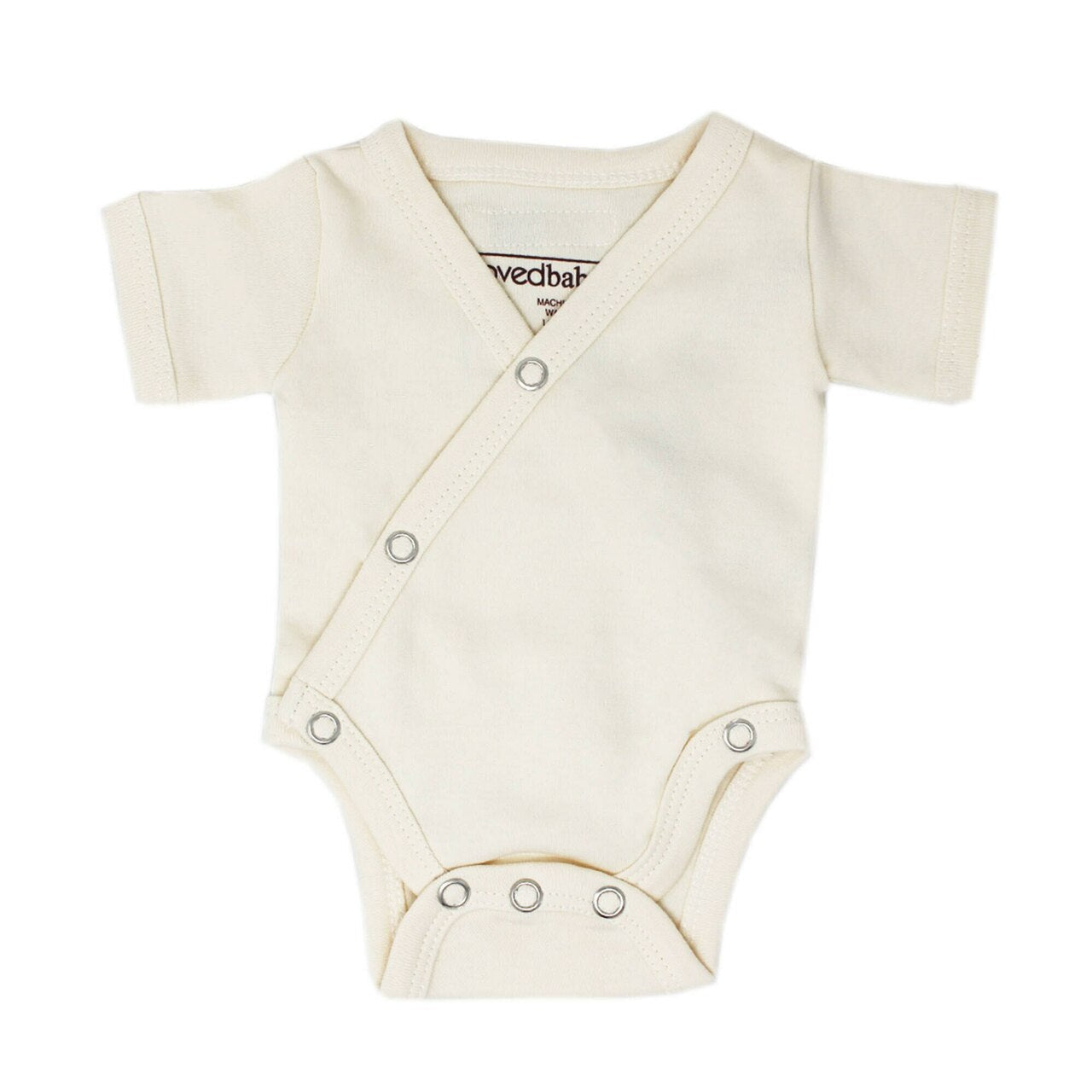 Buttercream | Organic Short-Sleeve Kimono Bodysuit