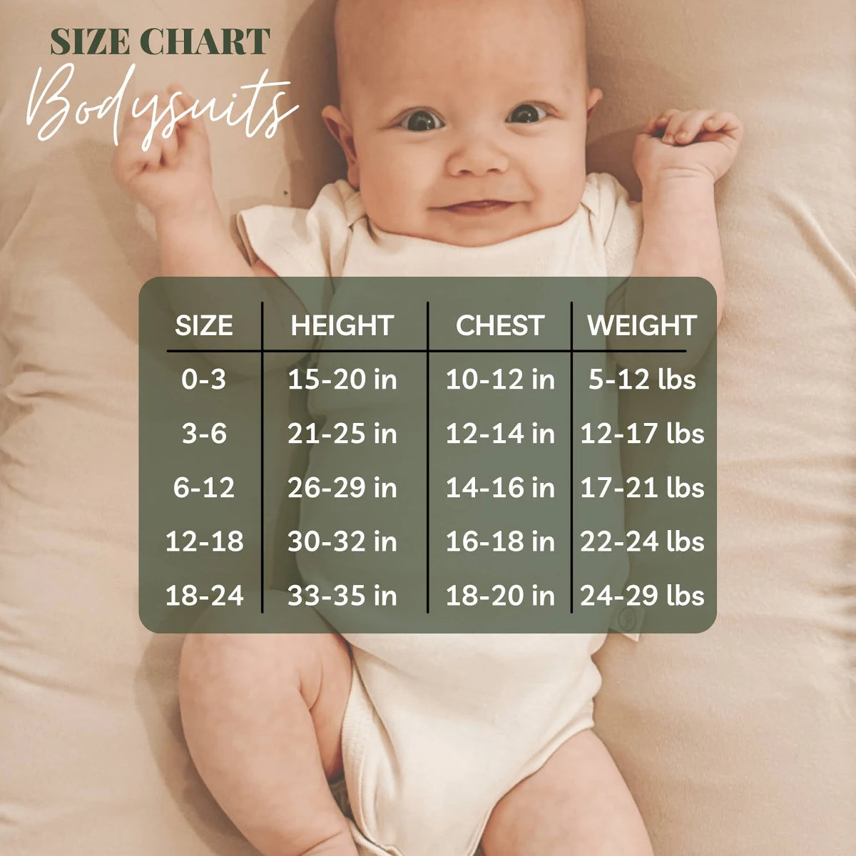 tenth & pine Loved. Organic Baby Bodysuit Long Sleeve