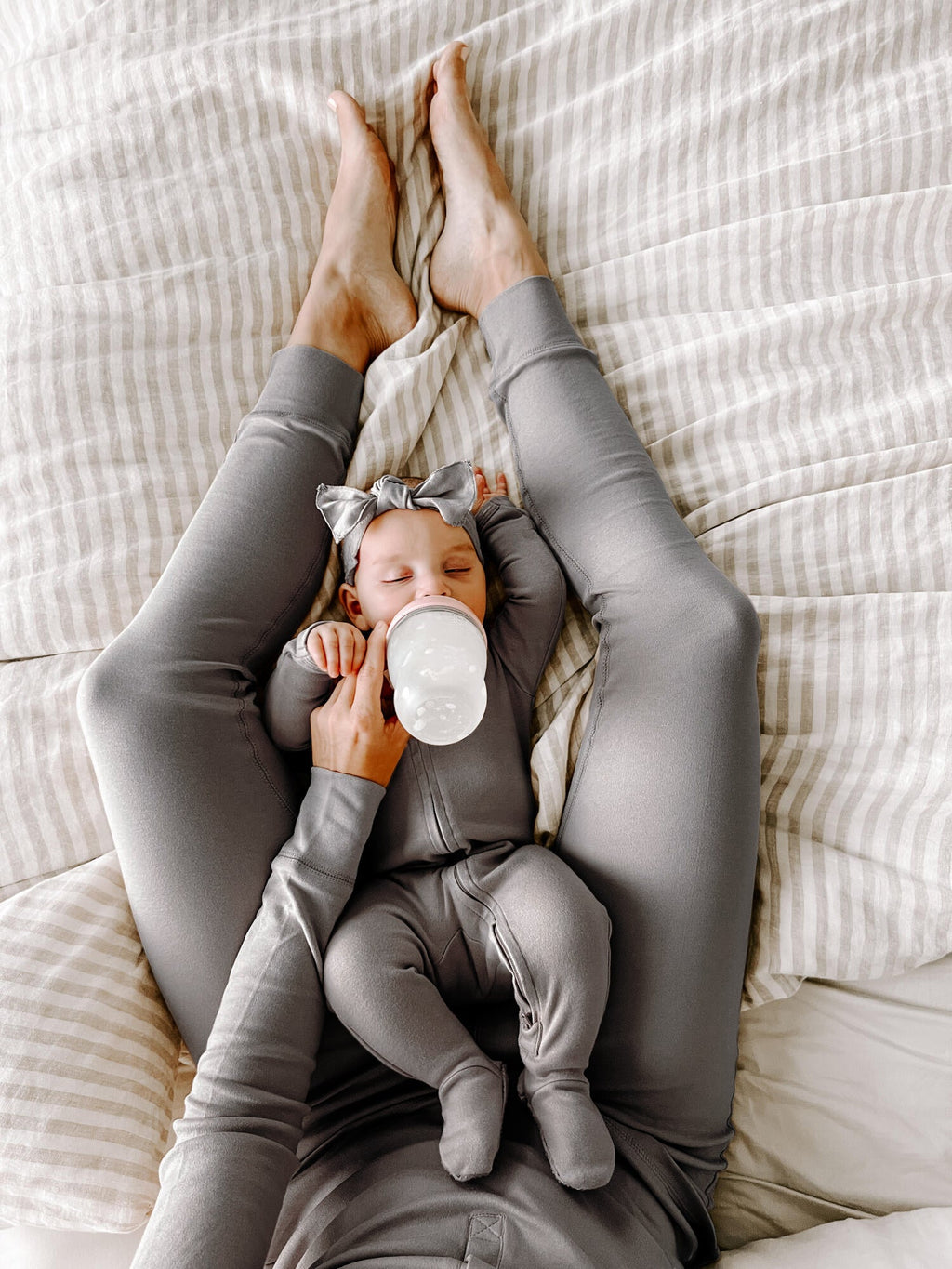Mommy & Me Bundle in Gray
